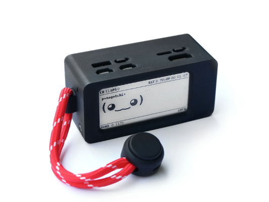 Pwnagotchi Complete Pack - Pi02w-PiSugar3-eink-case